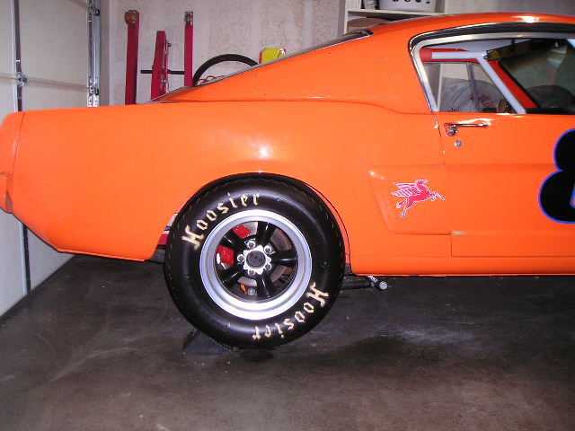 1965 Orange Ford Mustang Fastback