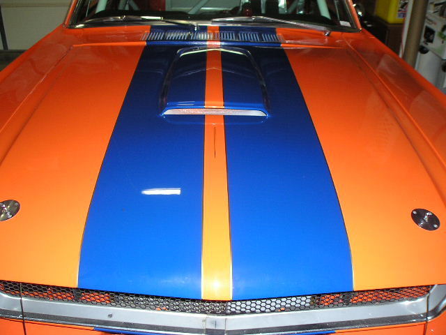 1965 Orange Ford Mustang Fastback