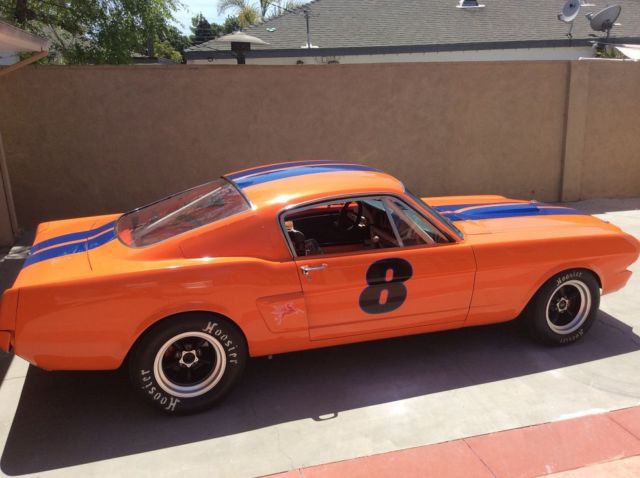 1965 Orange Ford Mustang Fastback