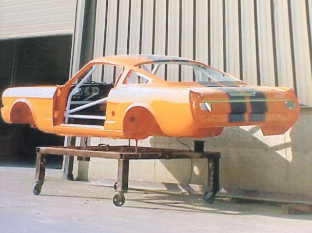 1965 Orange Ford Mustang Fastback