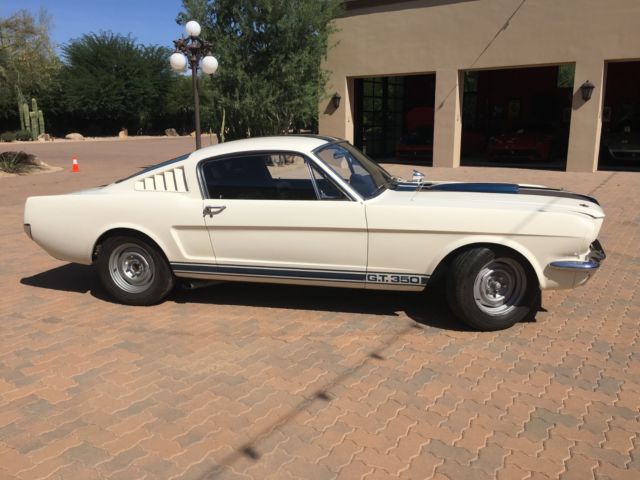 1965 White Ford Mustang Coupe
