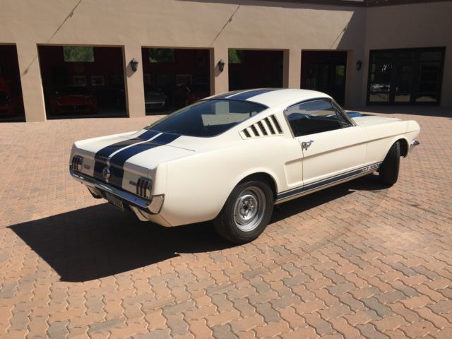 1965 White Ford Mustang Coupe