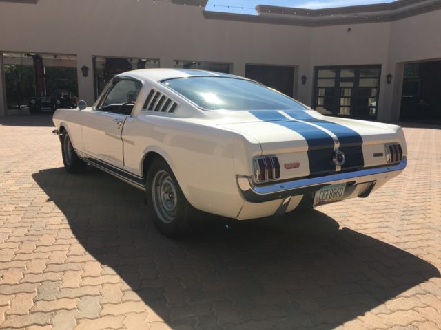 1965 White Ford Mustang Coupe