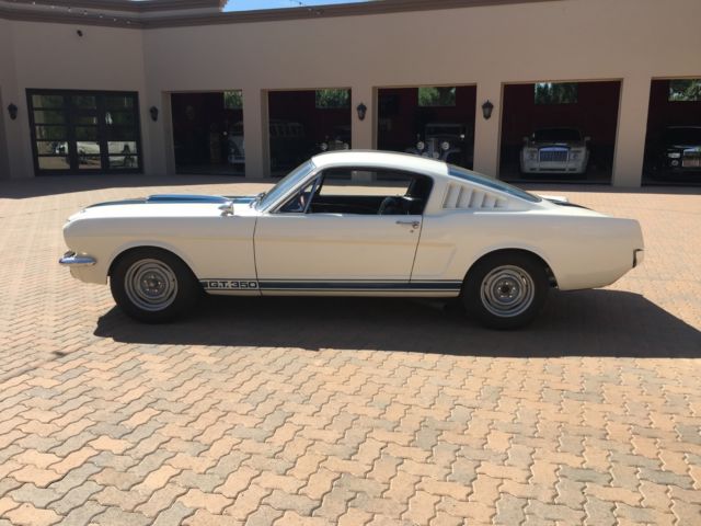 1965 White Ford Mustang Coupe