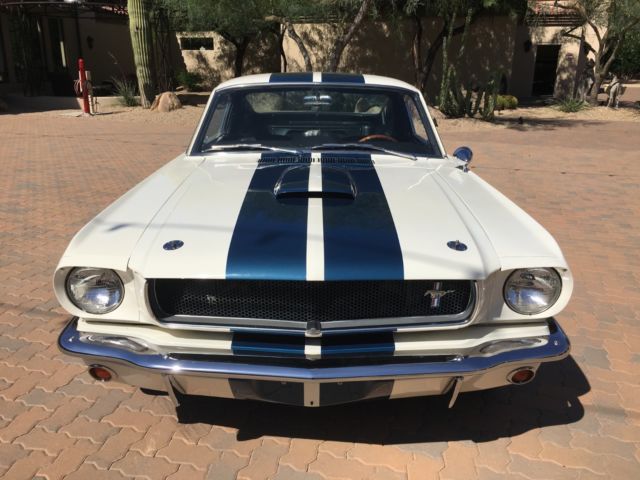 1965 White Ford Mustang Coupe