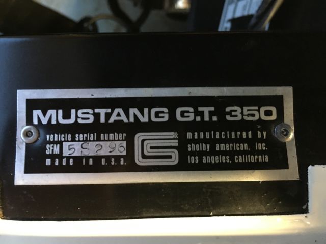 1965 White Ford Mustang Coupe