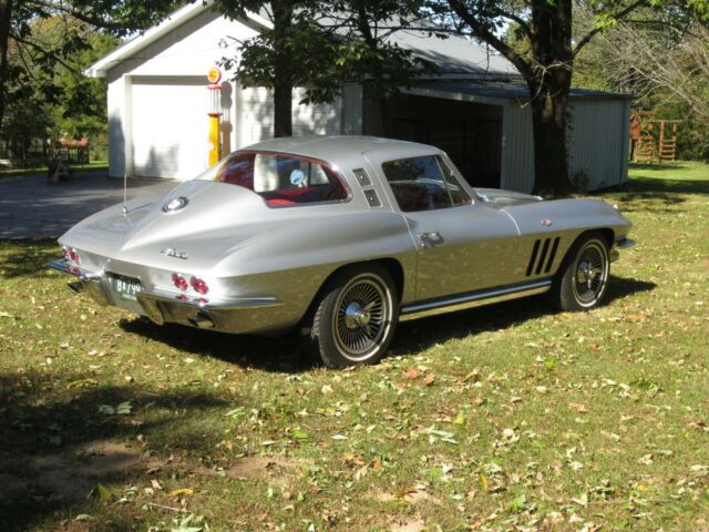 1965 Silver Chevrolet Corvette Coupe