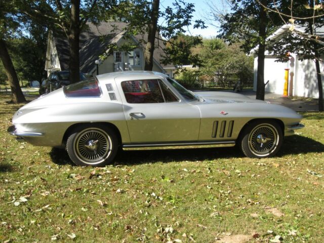 1965 Silver Chevrolet Corvette Coupe