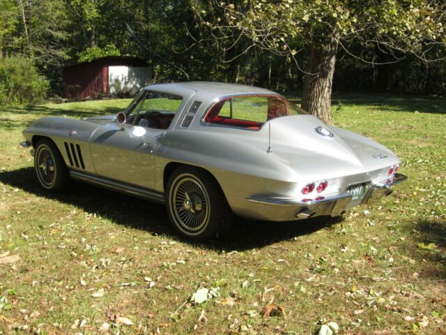 1965 Silver Chevrolet Corvette Coupe