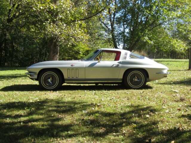 1965 Silver Chevrolet Corvette Coupe