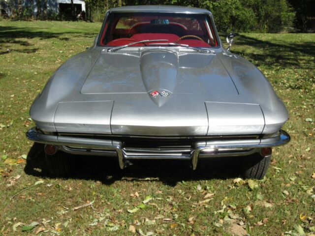 1965 Silver Chevrolet Corvette Coupe