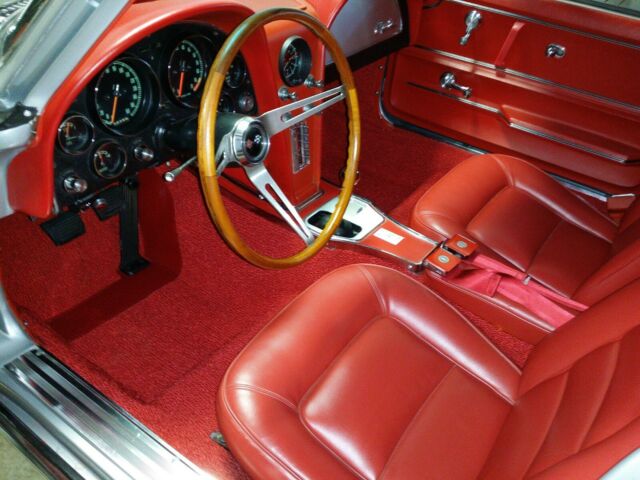 1965 Silver Chevrolet Corvette Coupe