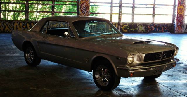 1965 Silver Ford Mustang Coupe