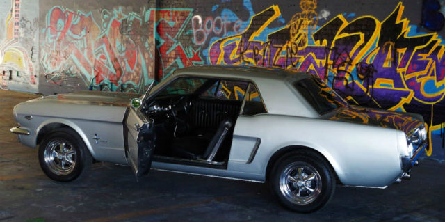 1965 Silver Ford Mustang Coupe