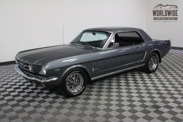 1965 Silver Ford Mustang