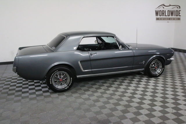 1965 Silver Ford Mustang