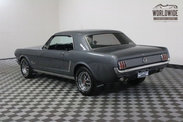 1965 Silver Ford Mustang