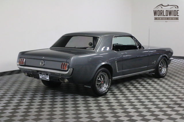 1965 Silver Ford Mustang