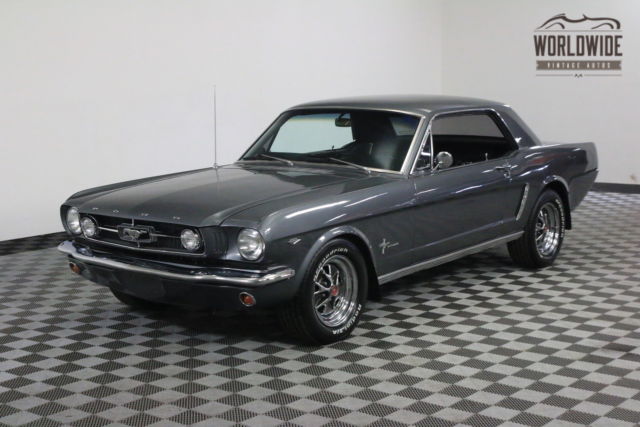 1965 Silver Ford Mustang