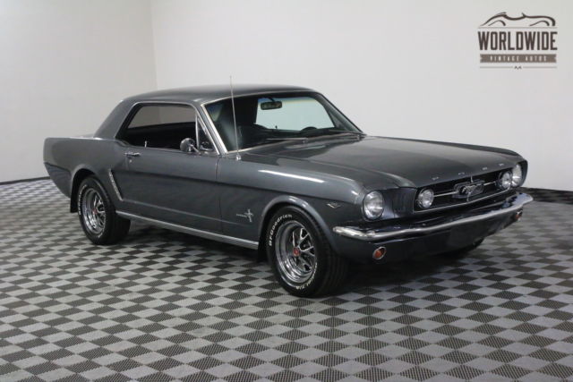1965 Silver Ford Mustang