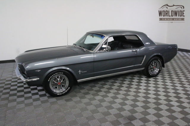1965 Silver Ford Mustang