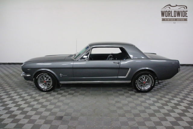 1965 Silver Ford Mustang
