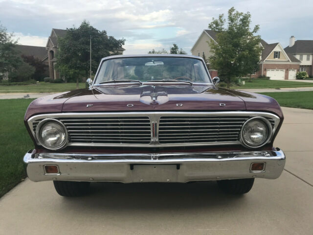 1965 Burgundy Ford Falcon Coupe