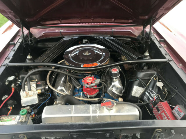 1965 Burgundy Ford Falcon Coupe