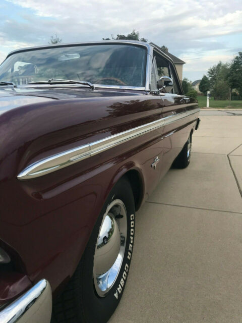 1965 Burgundy Ford Falcon Coupe