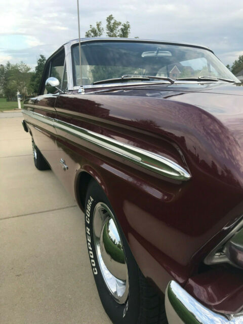 1965 Burgundy Ford Falcon Coupe