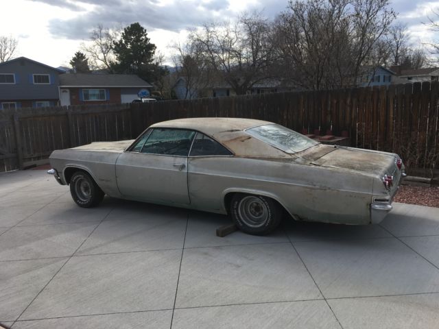 1965 White Chevrolet Impala