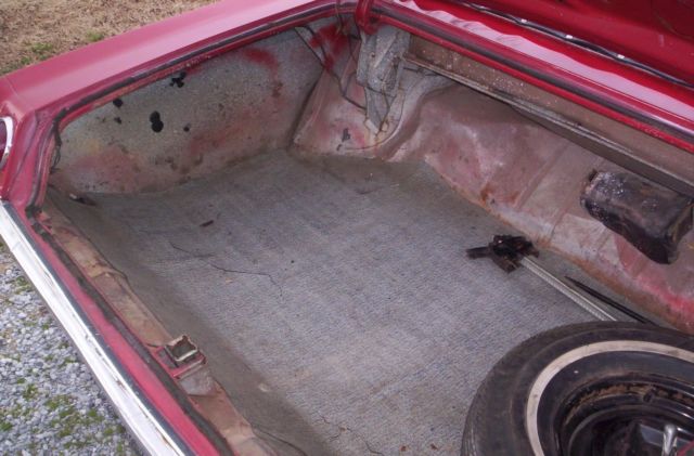 1965 Red Chevrolet Impala Convertible