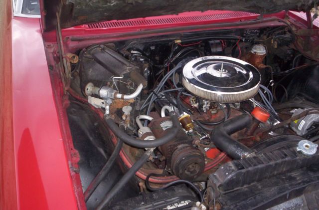 1965 Red Chevrolet Impala Convertible