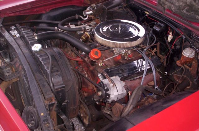 1965 Red Chevrolet Impala Convertible