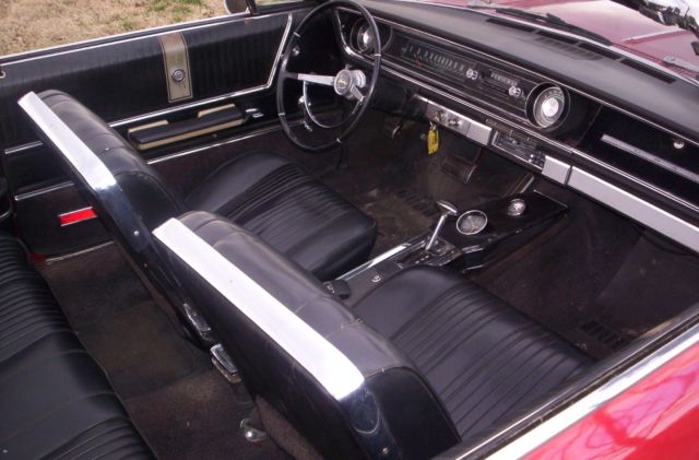 1965 Red Chevrolet Impala Convertible