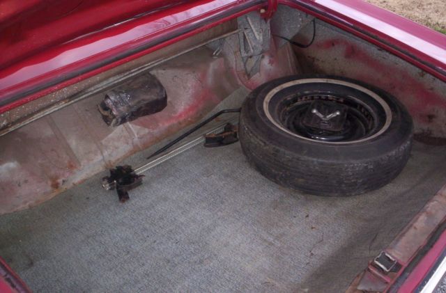 1965 Red Chevrolet Impala Convertible