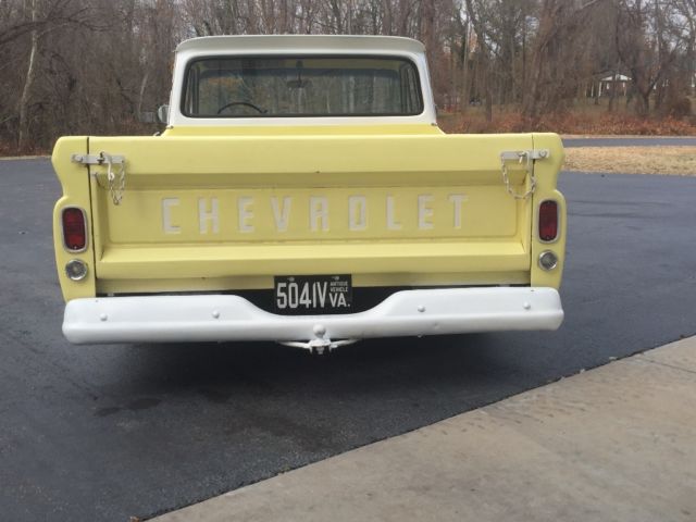 1965 Yellow Chevrolet C-10 Standard Cab Pickup