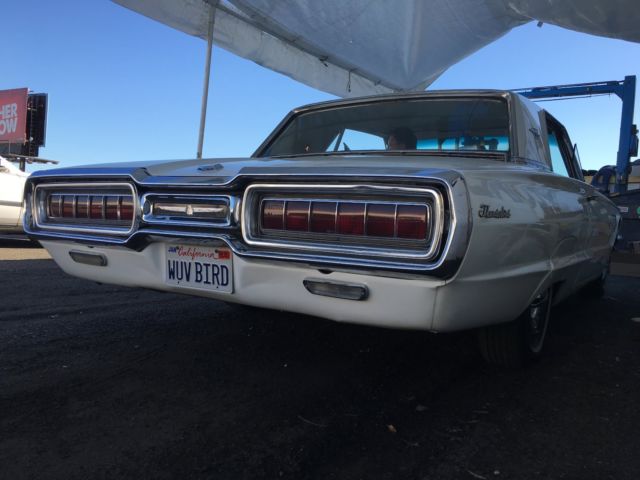 1965 White Ford Thunderbird Coupe