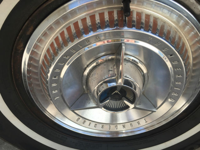 1965 White Ford Thunderbird Coupe