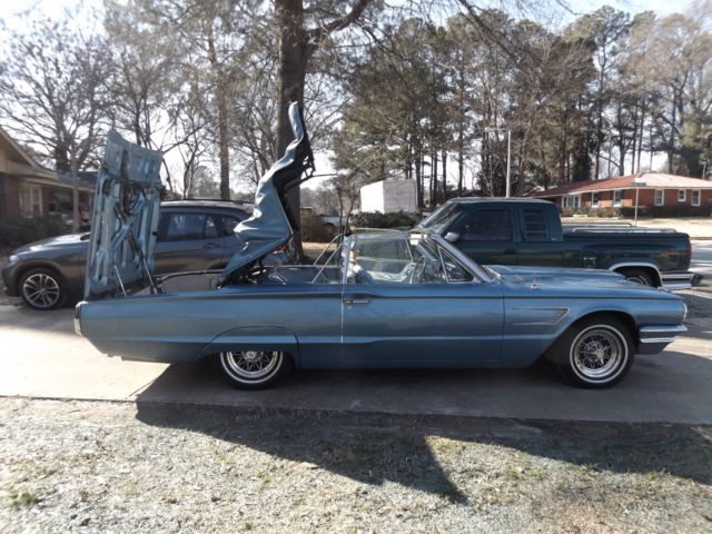 1965 Thunderbird blue Ford Thunderbird Convertible