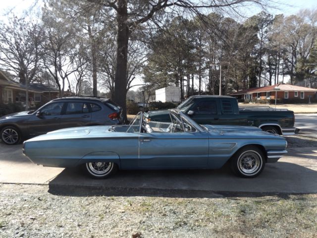 1965 Thunderbird blue Ford Thunderbird Convertible