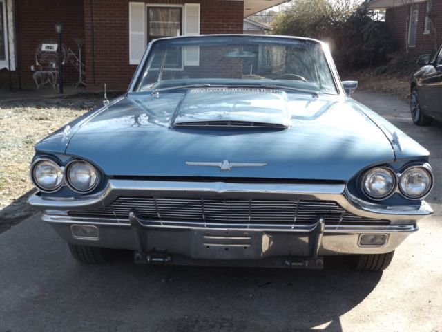 1965 Thunderbird blue Ford Thunderbird Convertible