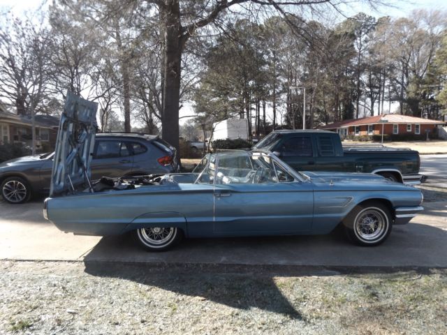 1965 Thunderbird blue Ford Thunderbird Convertible