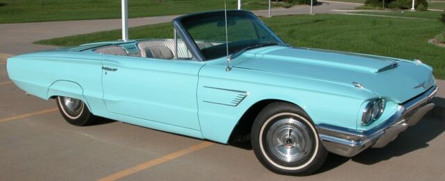 1965 Blue Ford Thunderbird Convertible