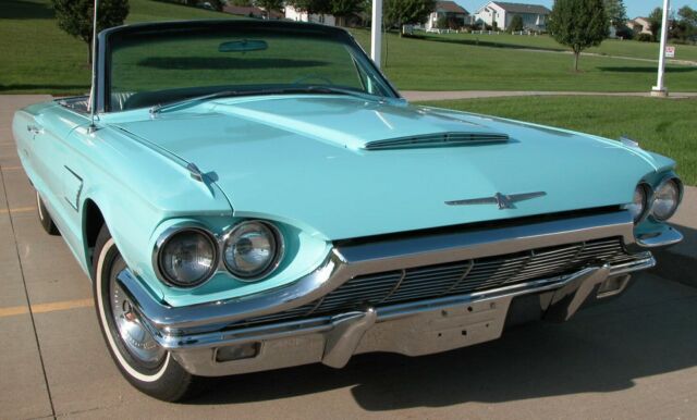 1965 Blue Ford Thunderbird Convertible