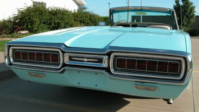 1965 Blue Ford Thunderbird Convertible