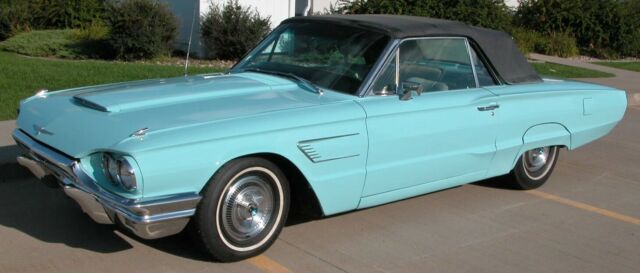 1965 Blue Ford Thunderbird Convertible
