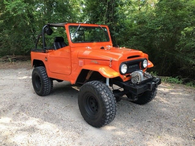 1965 Orange Toyota Land Cruiser Convertible