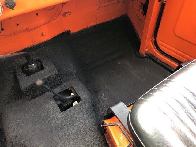 1965 Orange Toyota Land Cruiser Convertible