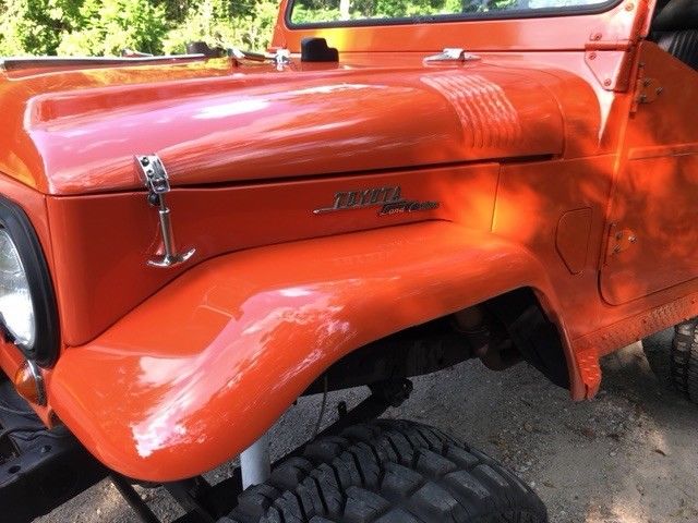 1965 Orange Toyota Land Cruiser Convertible